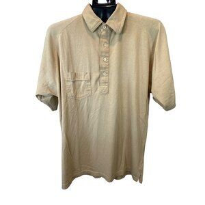 2/$30 VTG Linksport Polo shirt Mens Preppy Grunge‎ Rubgy Golf Tennis size L